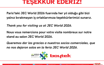 JEC World 2026-Teşekkürler!